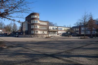 Datteln, Comenius-Gymnasium, Schulhofansicht
