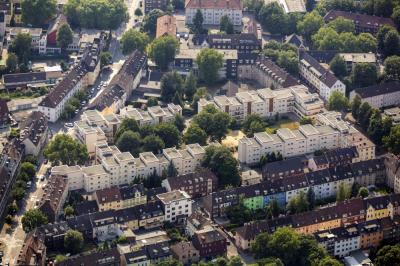 Luftbild Vittinghoff-Siedlung