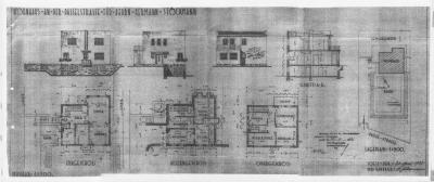 Soest, Dasselwall 37, Zeichnung aus dem Bauantrag von 1933
