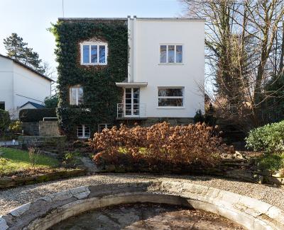Soest, Dasselwall 37, Gartenansicht mit Wasserbecken