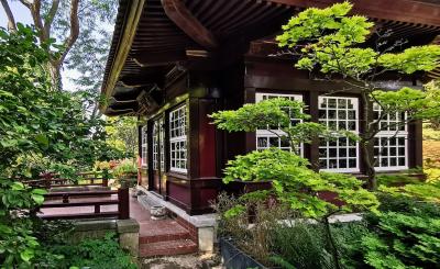 Teehaus des Japanischen Garten in Leverkusen 