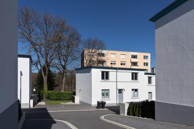 Iserlohn, Bauhaussiedlung Schlieper, Drosselweg Blick in den Meisenweg