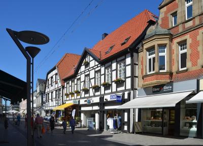 Fachwerkhäuser auf der Lange Straße