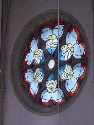 Fensterrosette Südseite