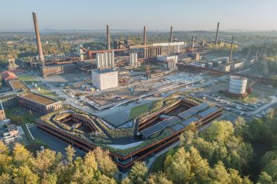 Schrägluftbild RAG Verwaltung, Zeche Zollverein