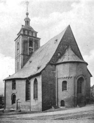 historische Ansicht der Nikolaikirche vor dem Krieg, Blick von von Südosten