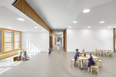 Innenansicht Familienzentrum Hippolytusgarten, Aufenthaltsbereich