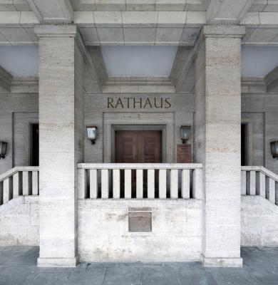 Rathaus Neuss Eingangsbereich
