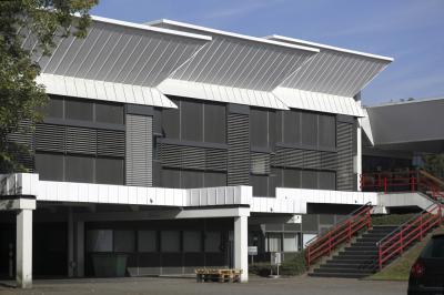 terrassierte Flächen des Baukörpers
