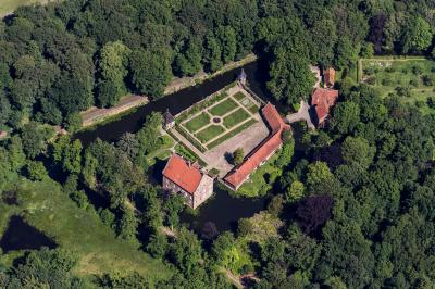 Luftbild Gartenanlagen Haus Welbergen
