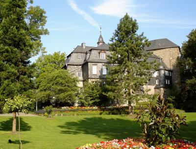Blick aus dem Schlossgarten auf die östliche Seite des Schlosses