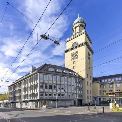 Rathaus Witten, Rathausturm mit Erweiterungsbau