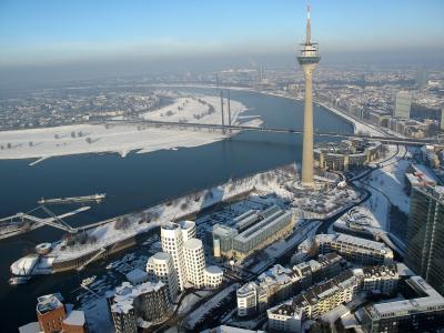 Luftbild Rheinturm
