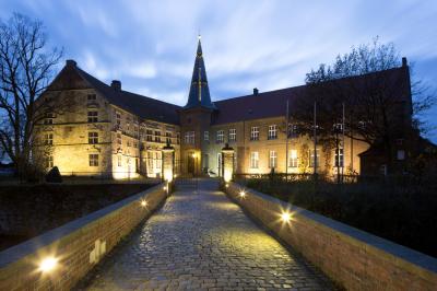Burg Lüdinghausen, Ansicht am Abend
