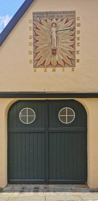 Fassadenausschnitt des Heimathauses