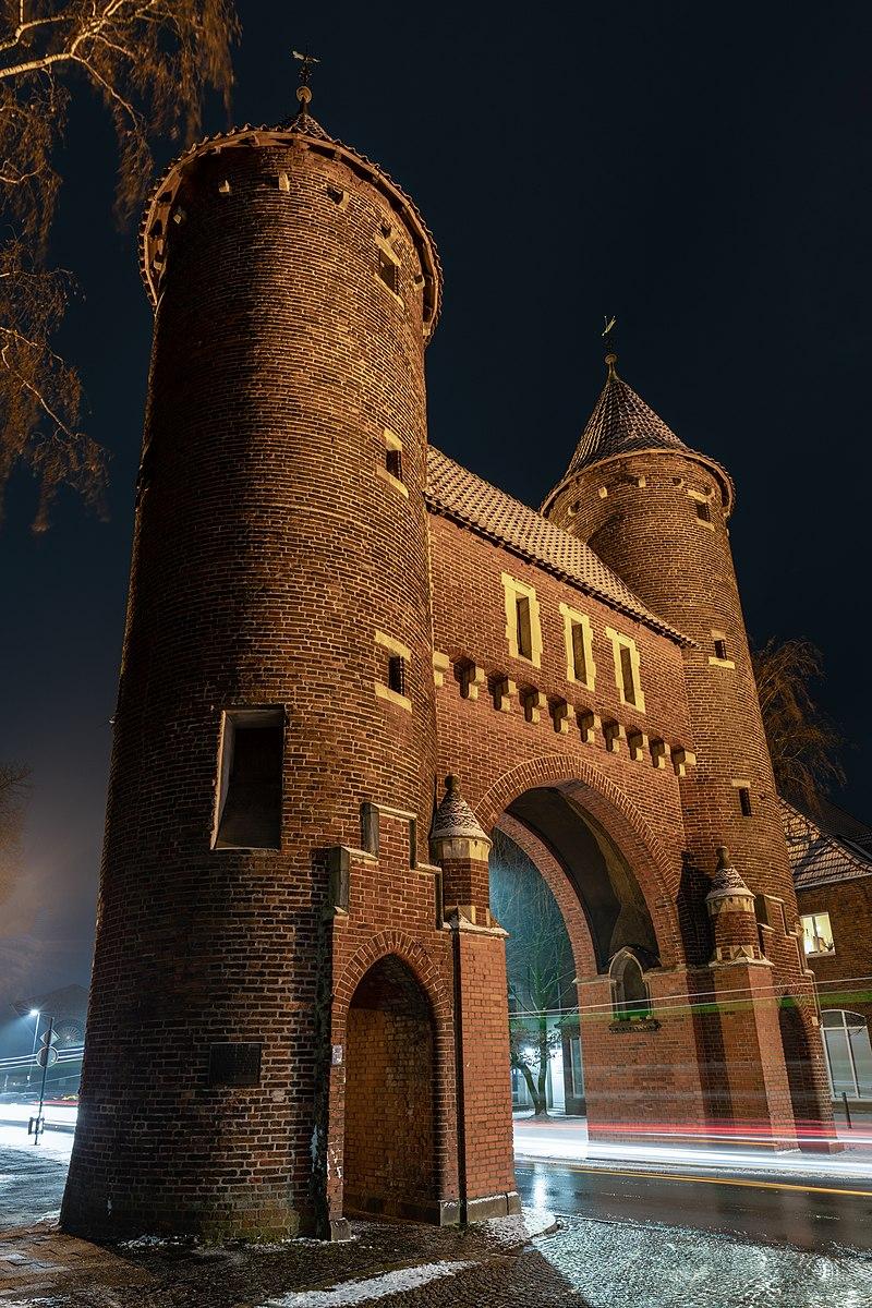 Lüdinghauser Tor im Dunkeln