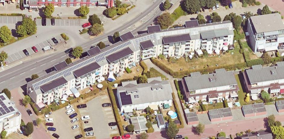 Schrägluftbild von Süden, Wohnbebauung Bottrop-Kirchhellen