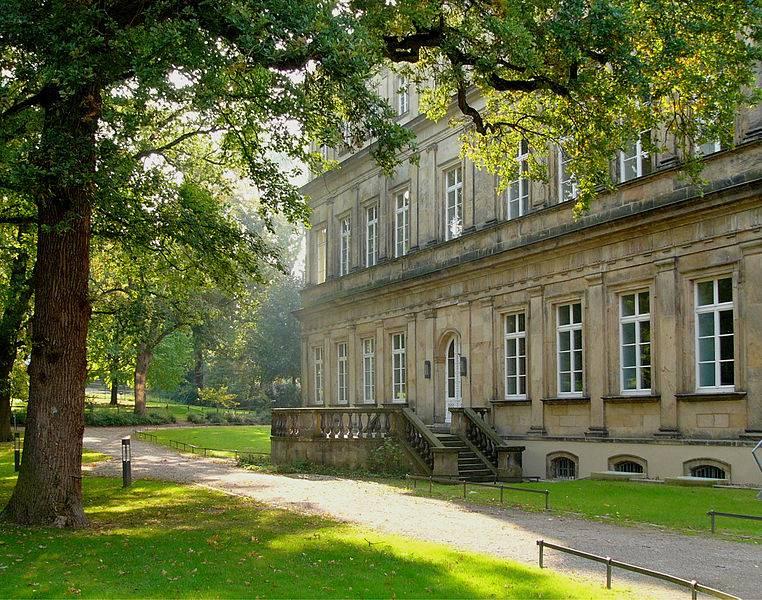 Rückansicht des Palais in Detmold
