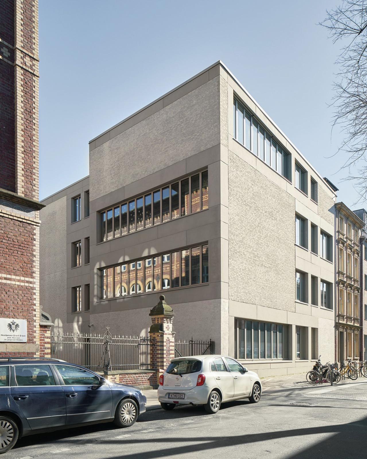 Erweiterung Geschwister-Scholl-Realschule Köln, Erweiterungsbau