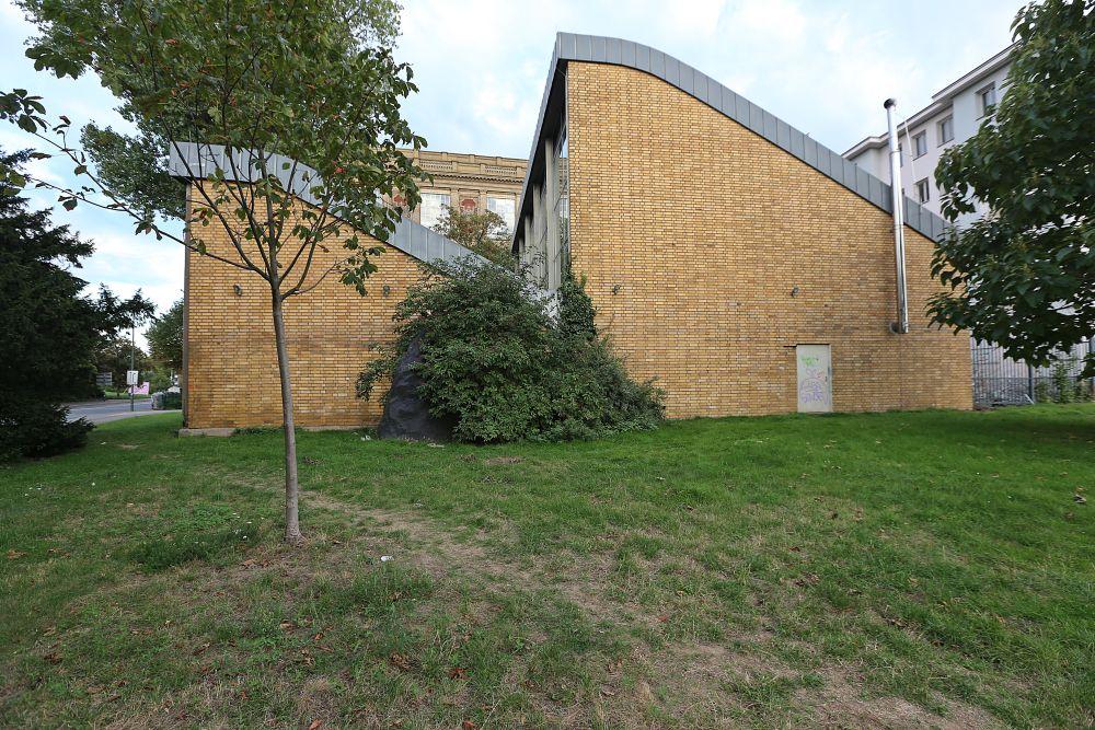 Ansicht Rheinseite Ateliergebäude der Kunstakademie Düsseldorf