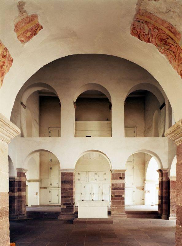 Johannischor im Westwerk, Blick nach Osten