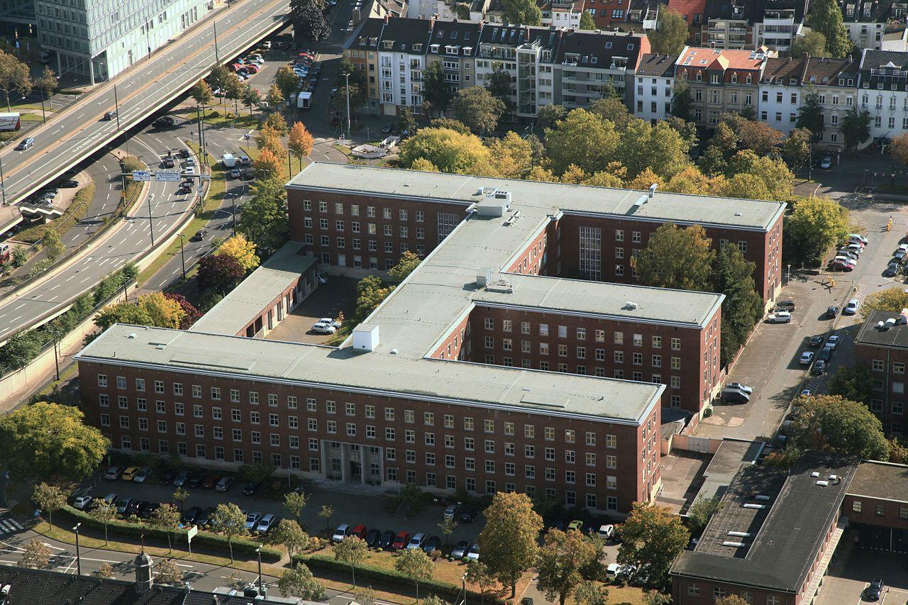 Luftbild ehemalige Oberfinanzdirektion