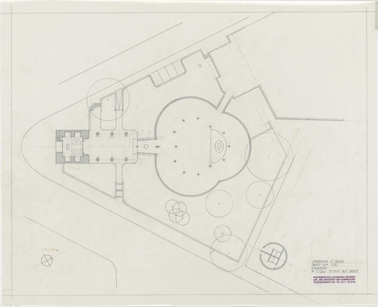 Entwurfspläne, Grundriss Ensemble