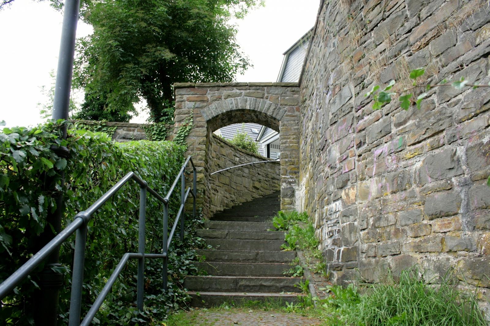 Lüttges Pörtgen im nordöstlichen Teil der Stadtbefestigung