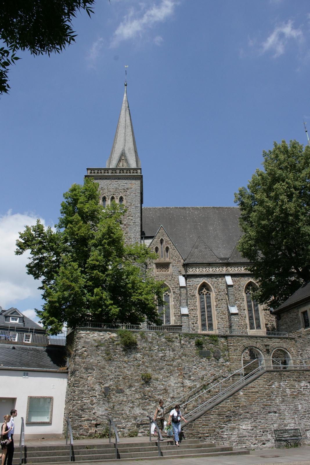 Stadtbefestigung und Kirche St. Martinus, Südansicht