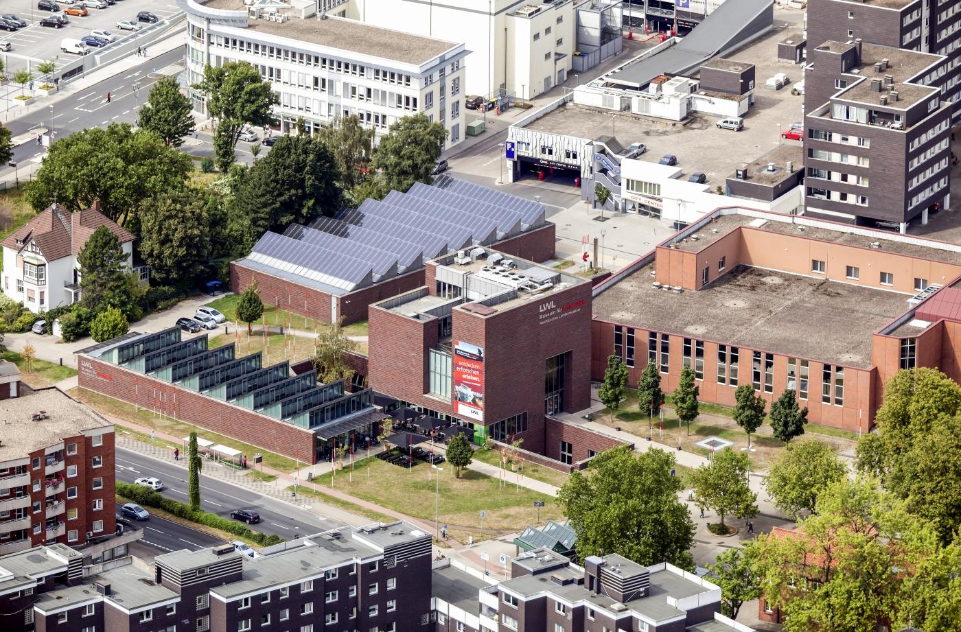 Luftbild LWL-Museum für Archäologie Herne