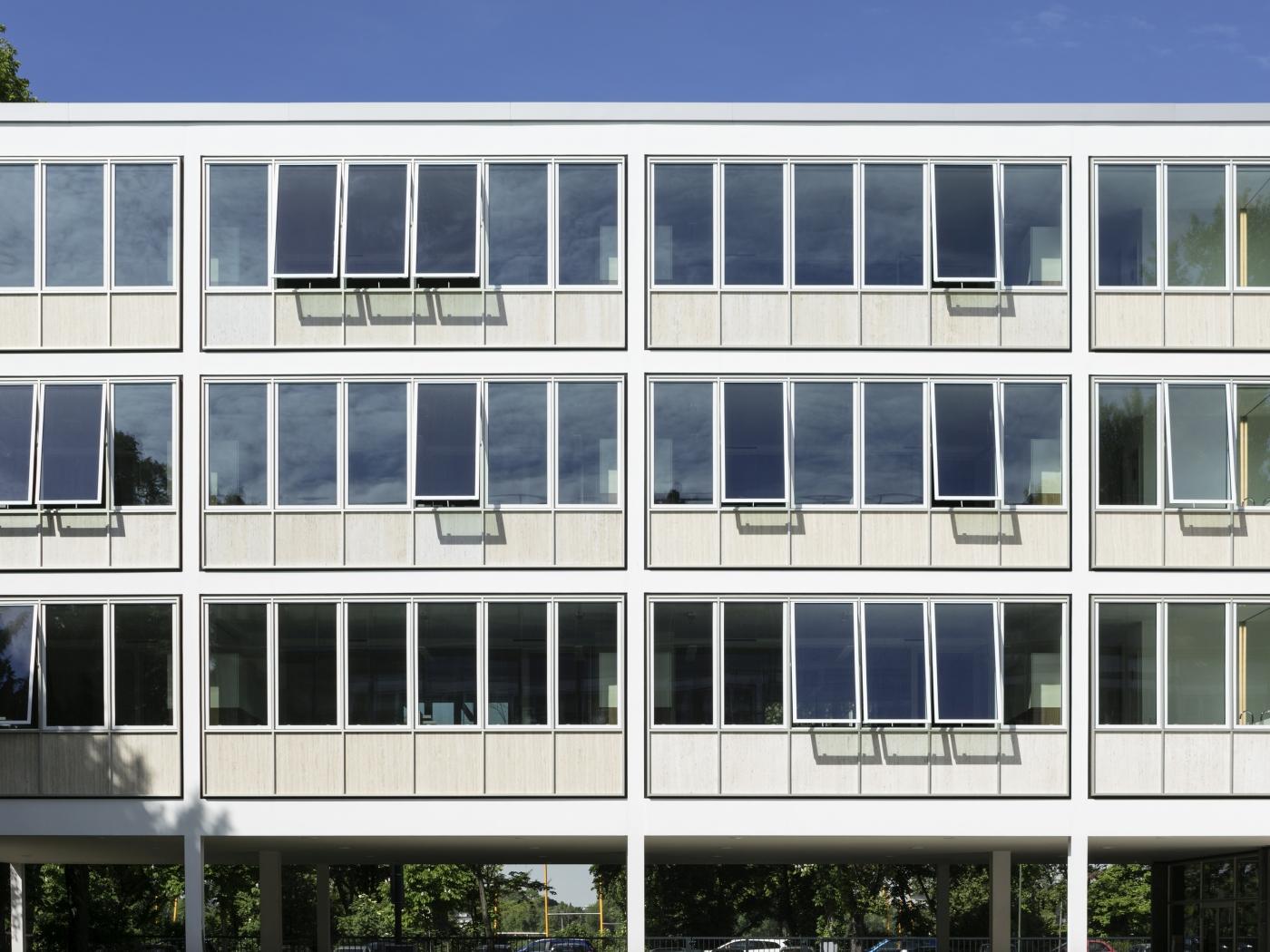 frontale Fassadenansicht