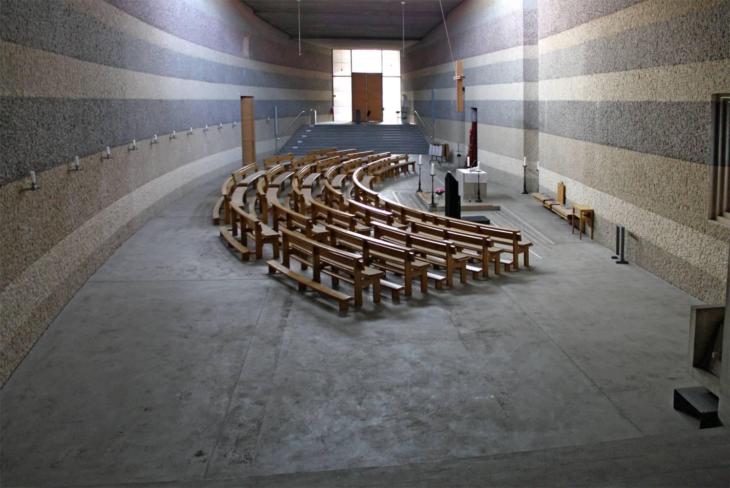 Innenansicht Kirche St. Katharina von Siena