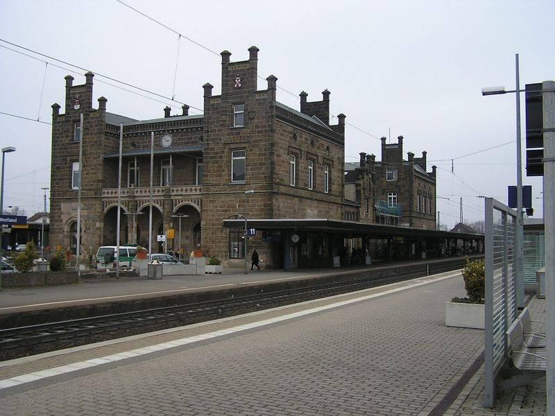 Seitenansicht Bahnhof Minden