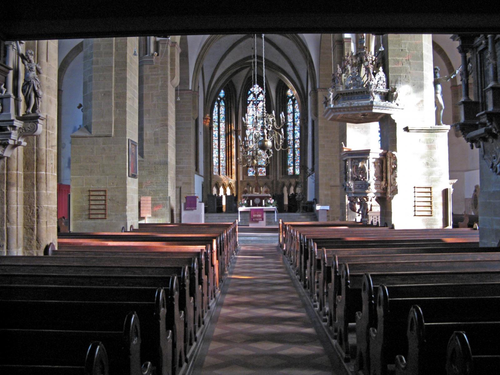 Innenansicht St. Martini Minden