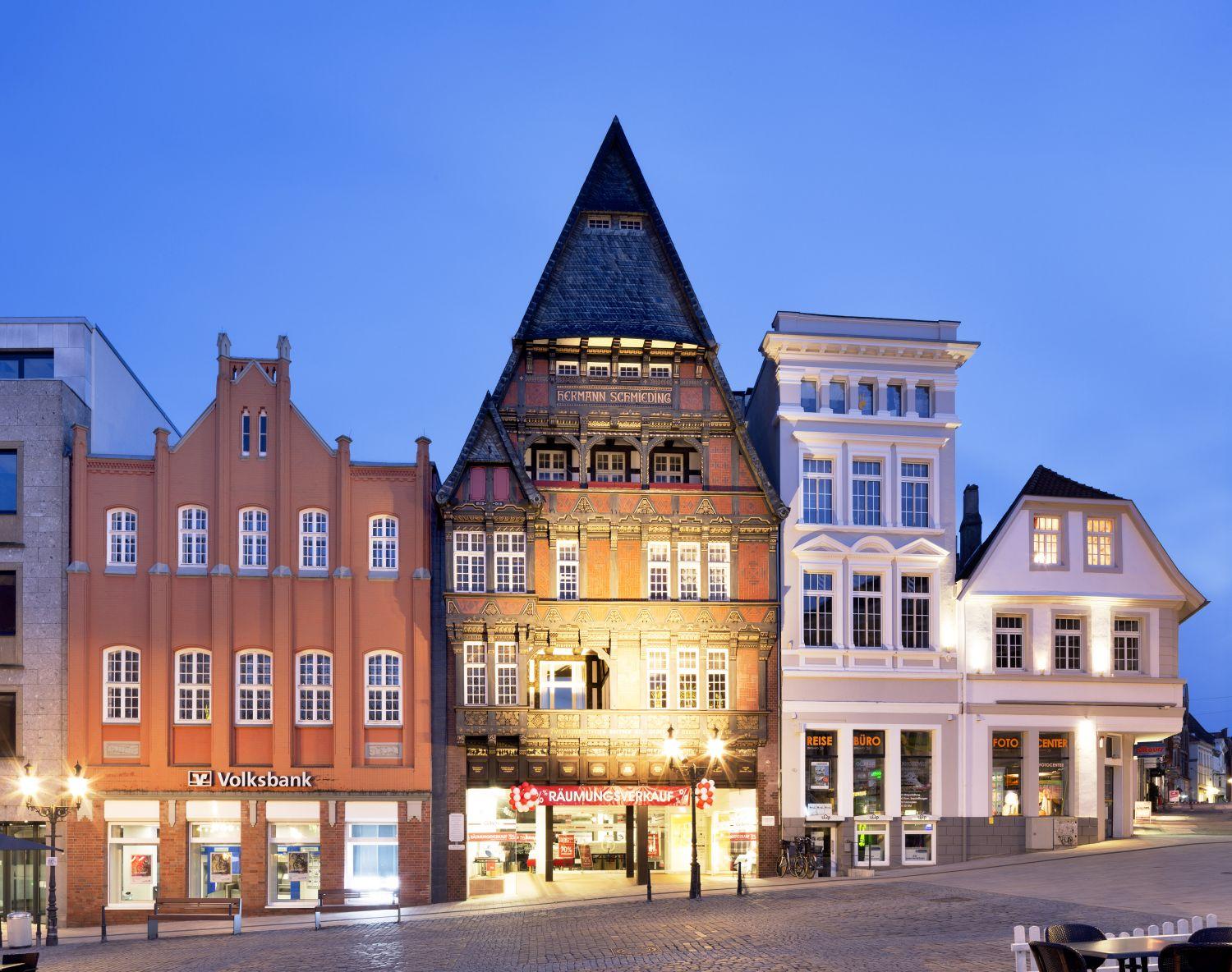 Haus Schmieding am Abend