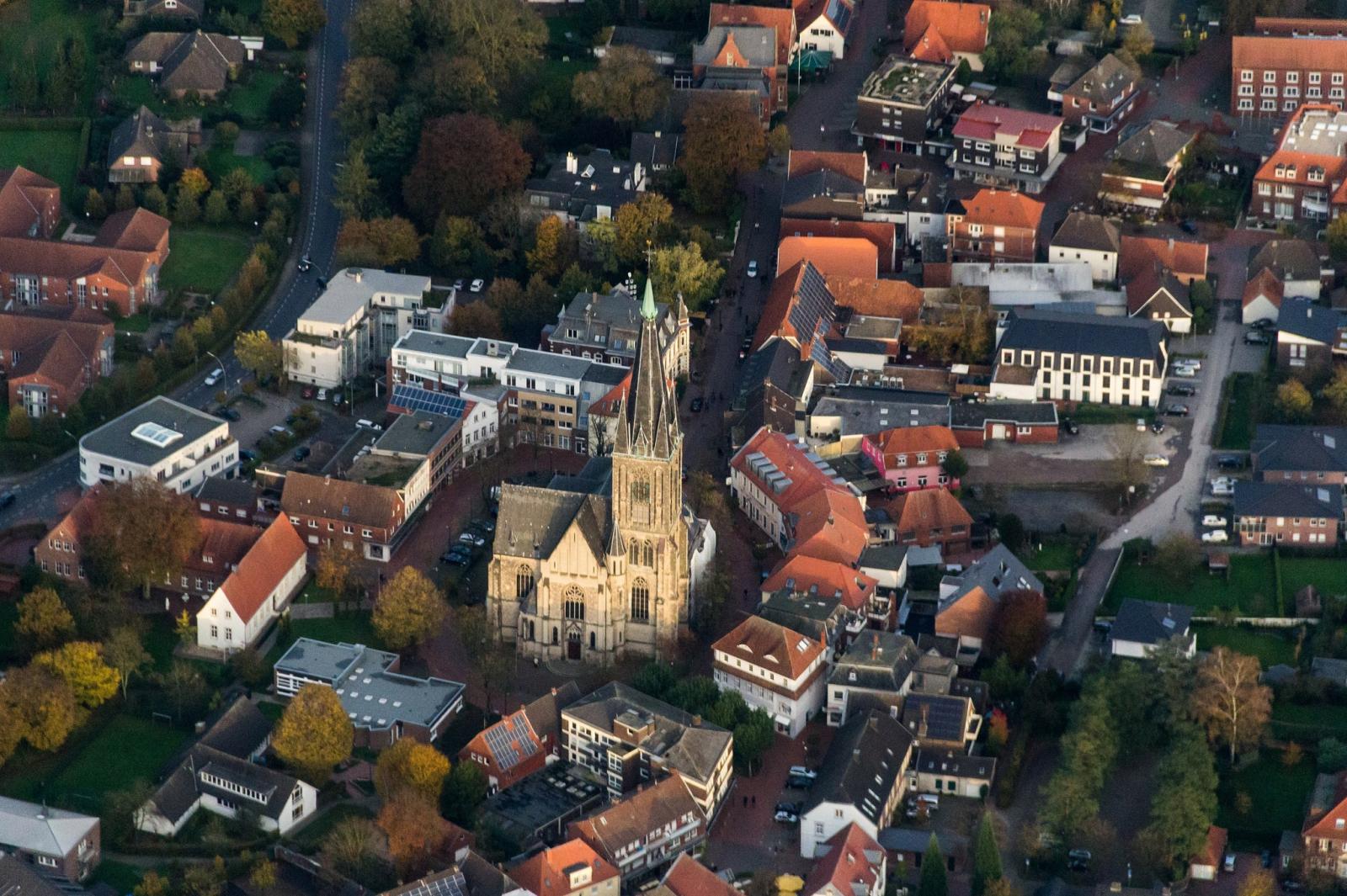 Luftaufnahme von Westen