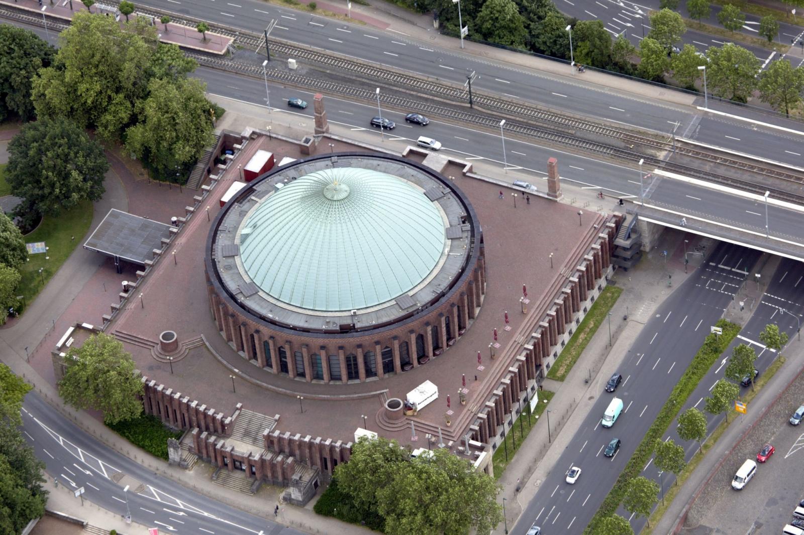 Tonhalle Düsseldorf von oben