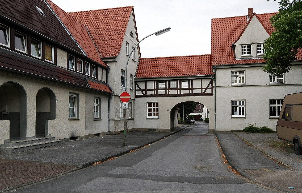 Victoria-Siedlung Lünen, Tordurchfaht