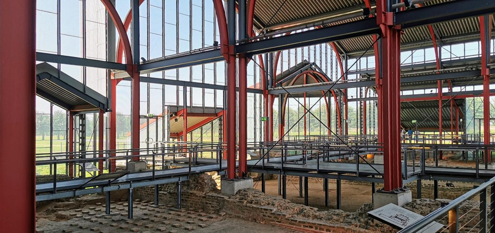 Innenansicht Thermenschutzbau
