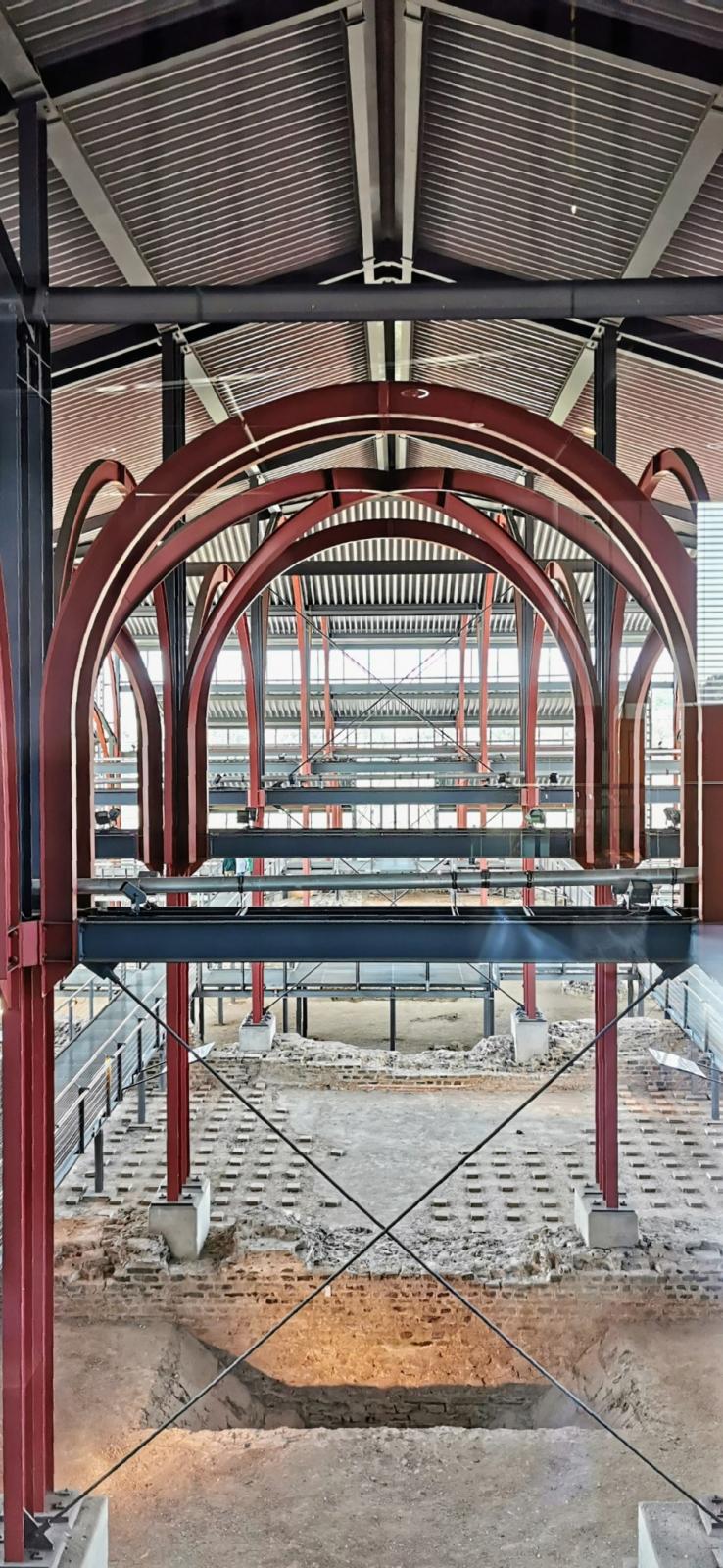 Innenansicht Thermenschutzbau