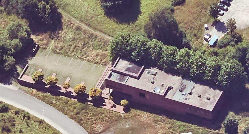 Schrägluftbild von Norden, Bürogebäude Lünen