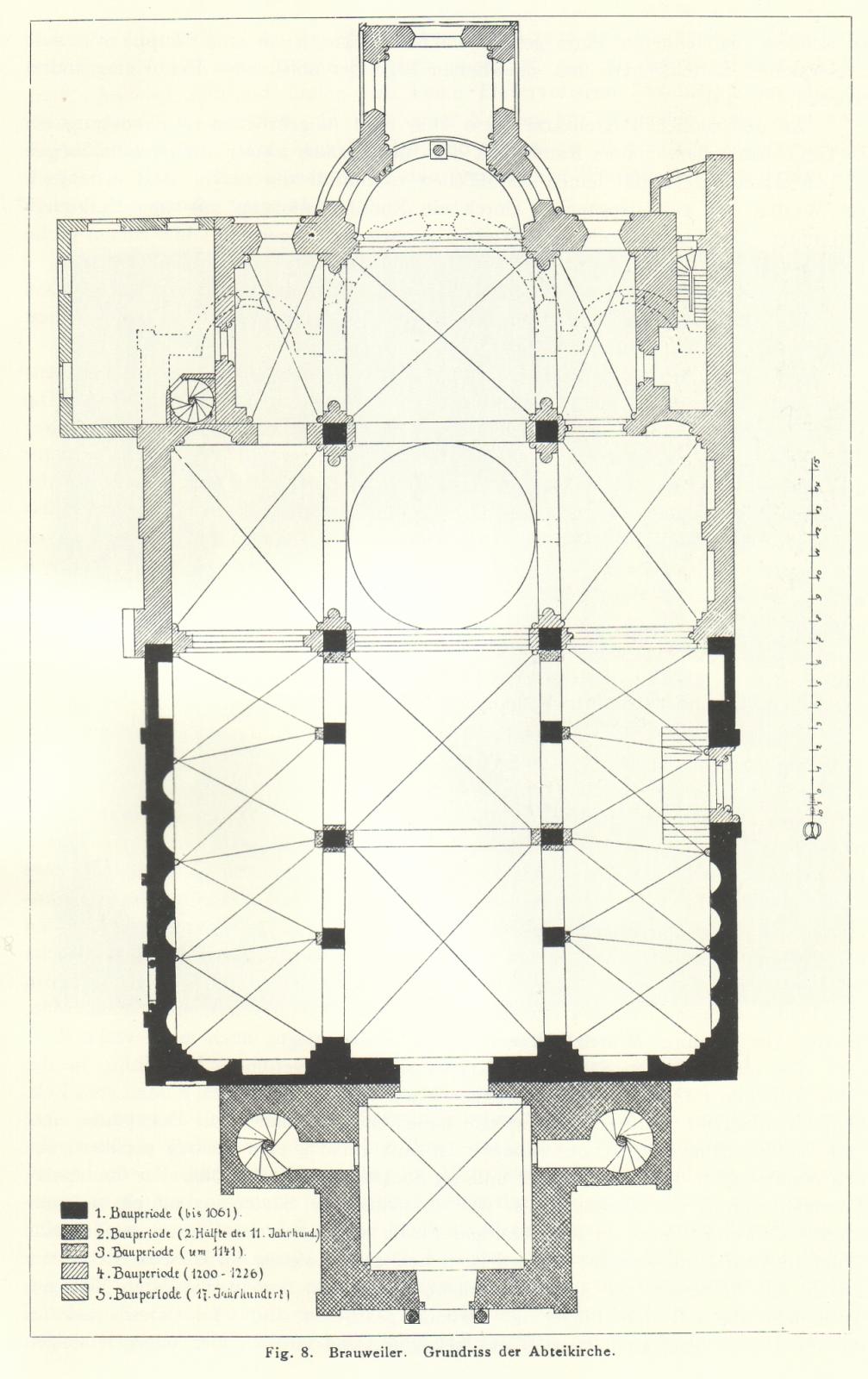 Grundriss Abteikirche