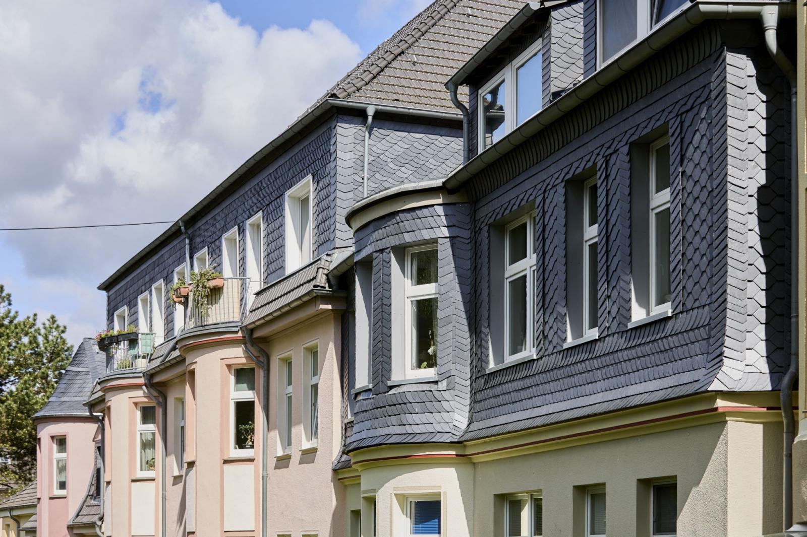 Wohnsiedlung Erbhof Bochum, Fassadendetail