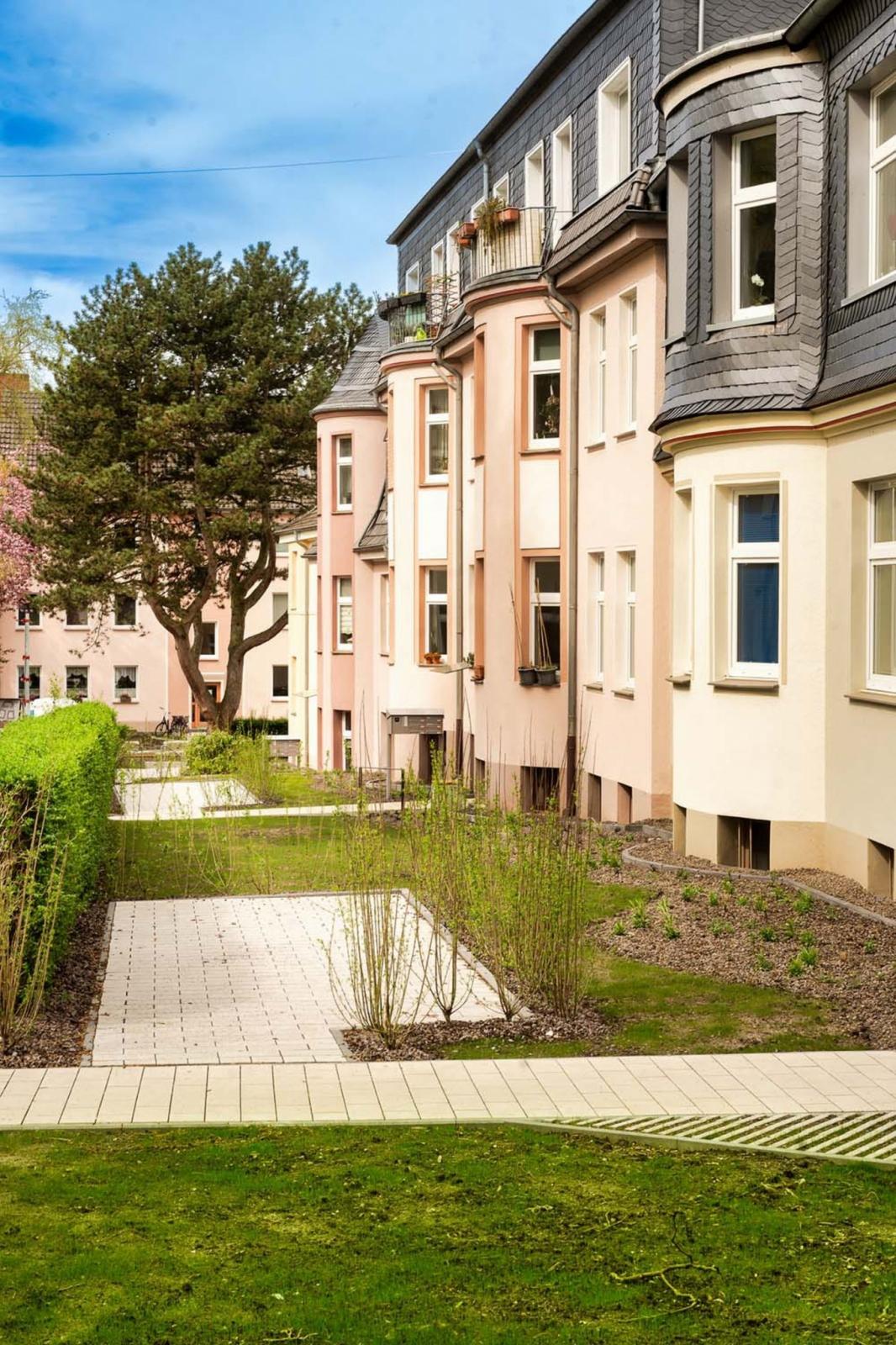 Wohnsiedlung Erbhof Bochum, Straßenflucht