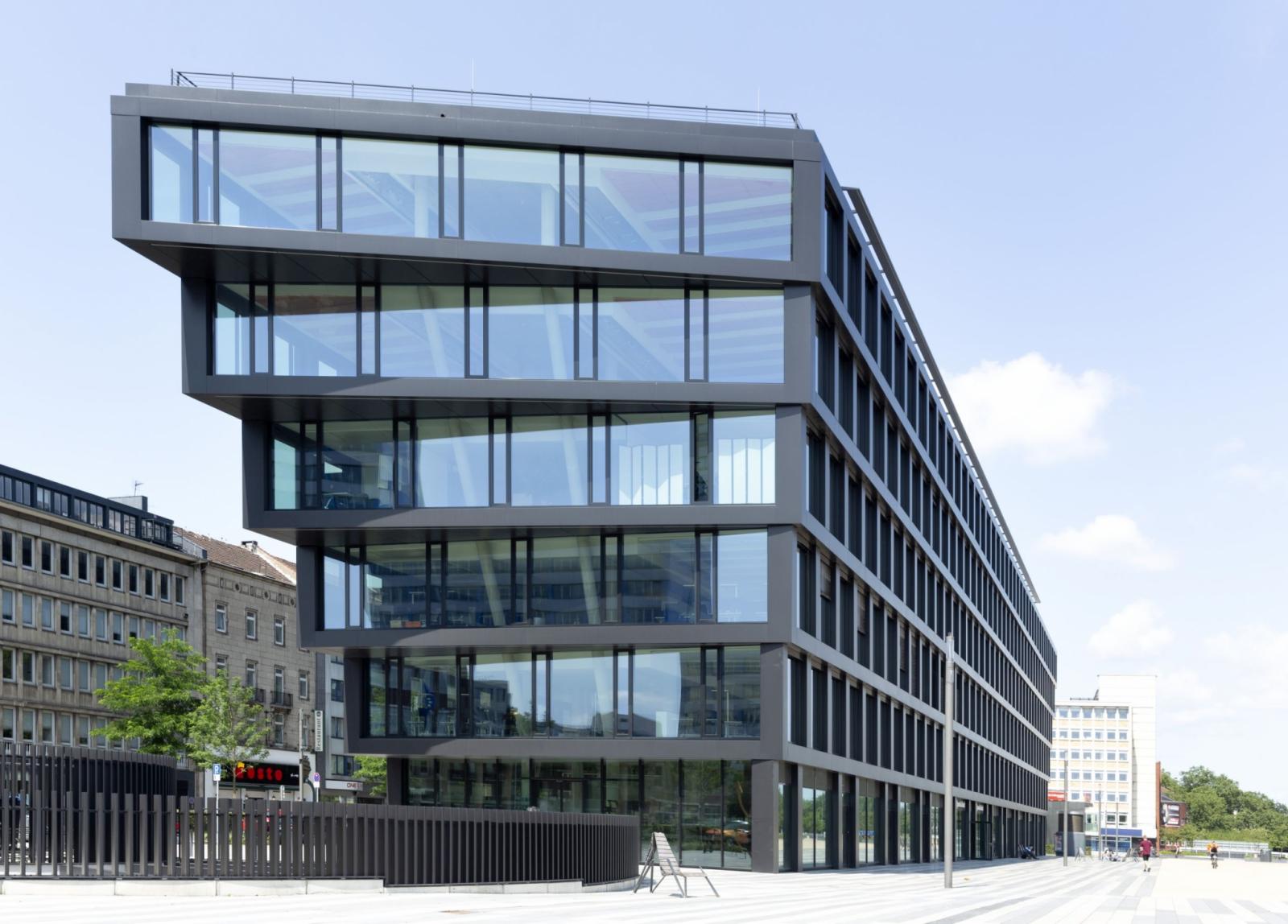 Mercator One Duisburg, Blickrichtung aus Süden