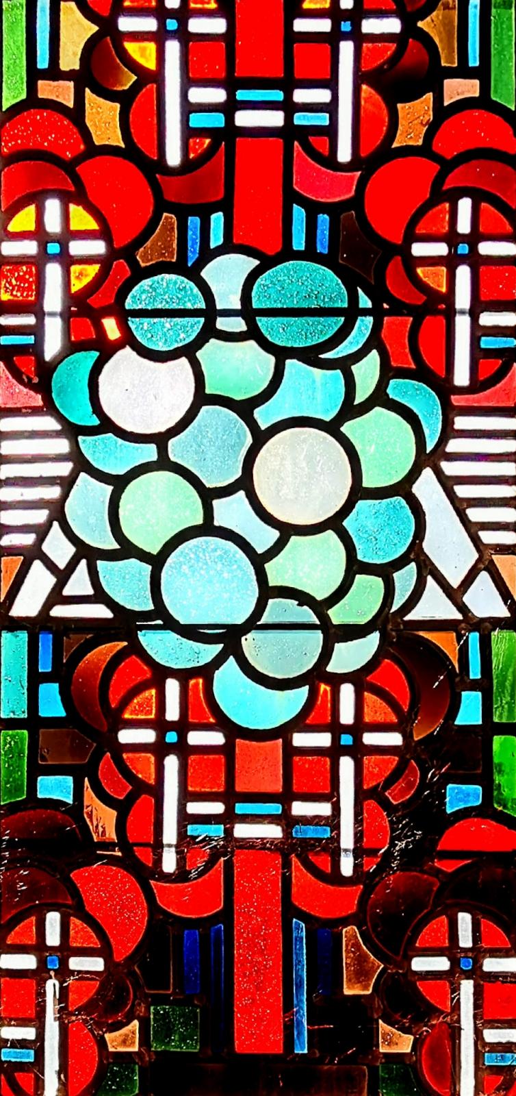 Bleiglasfenster, Detailansicht