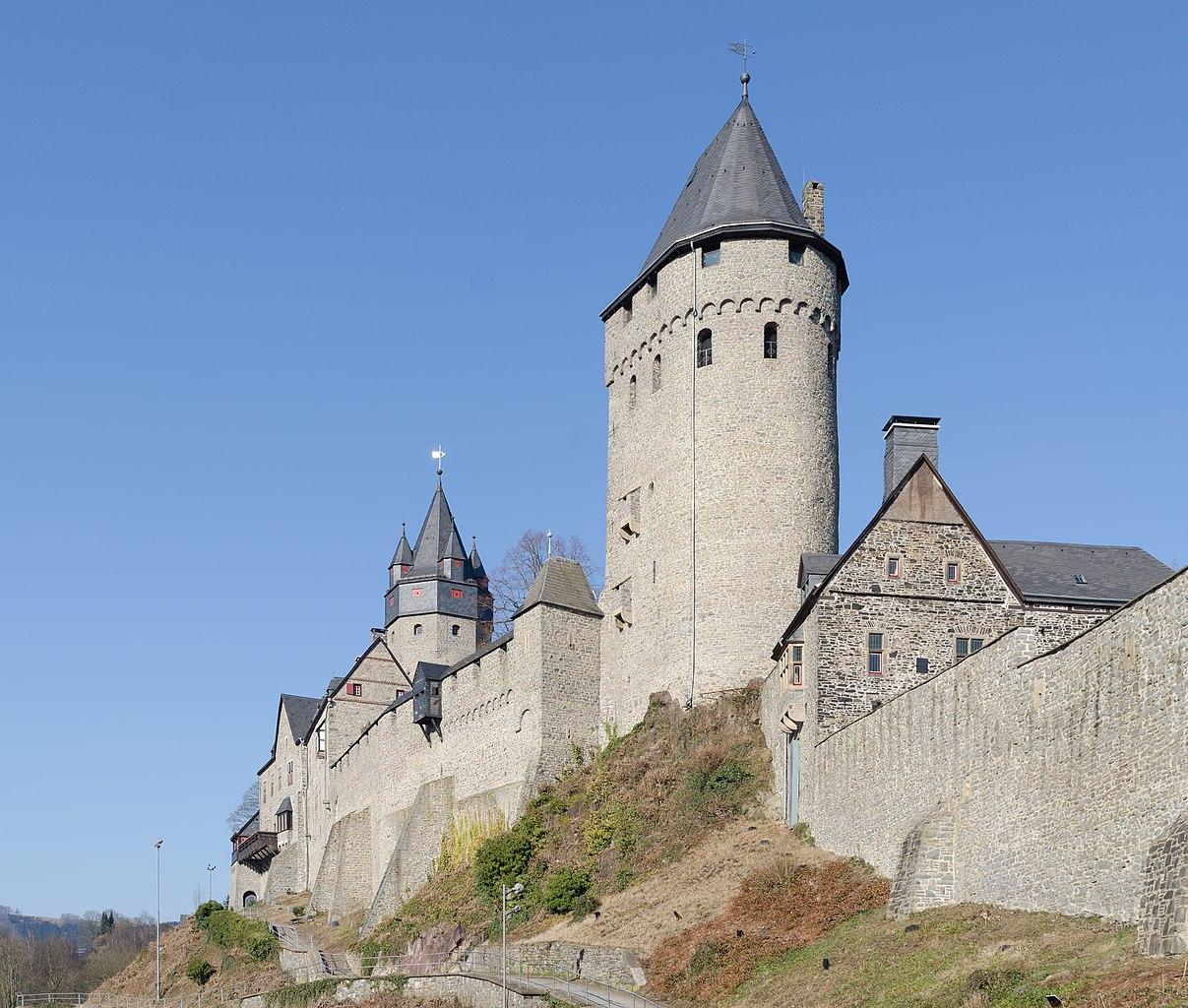 Außenmauern im Südwesten