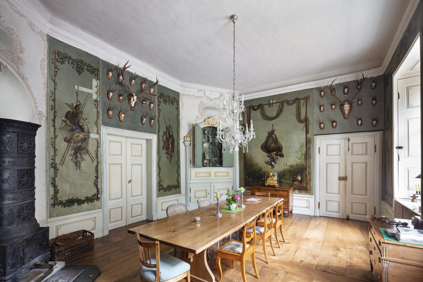 Blick ins Jagdzimmer
