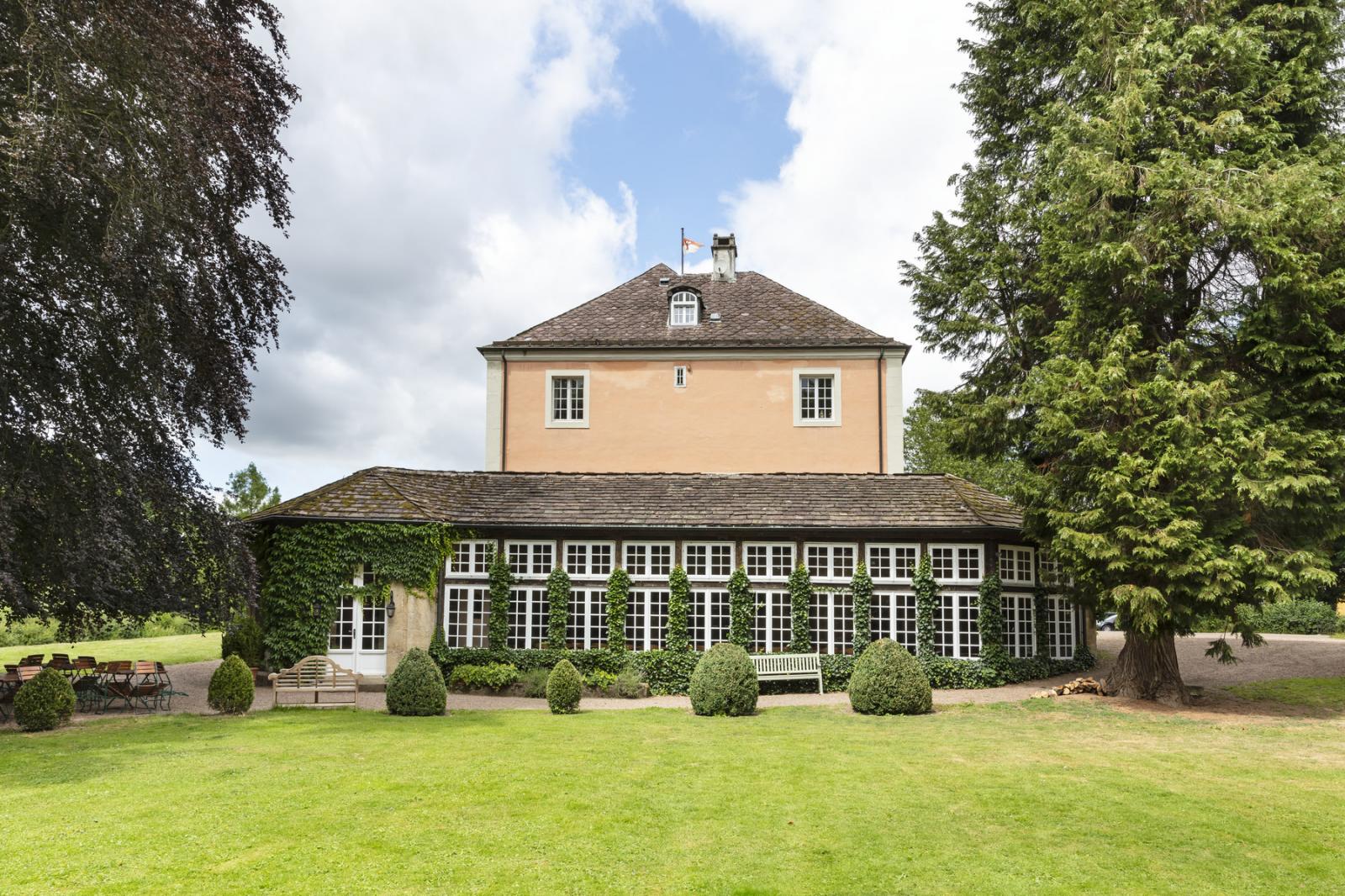 Südansicht mit ehemaliger Orangerie