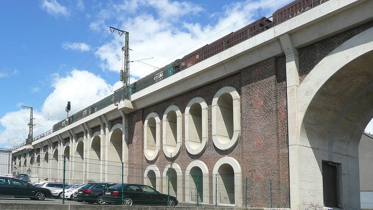 Mittelpfeiler des Viadukts